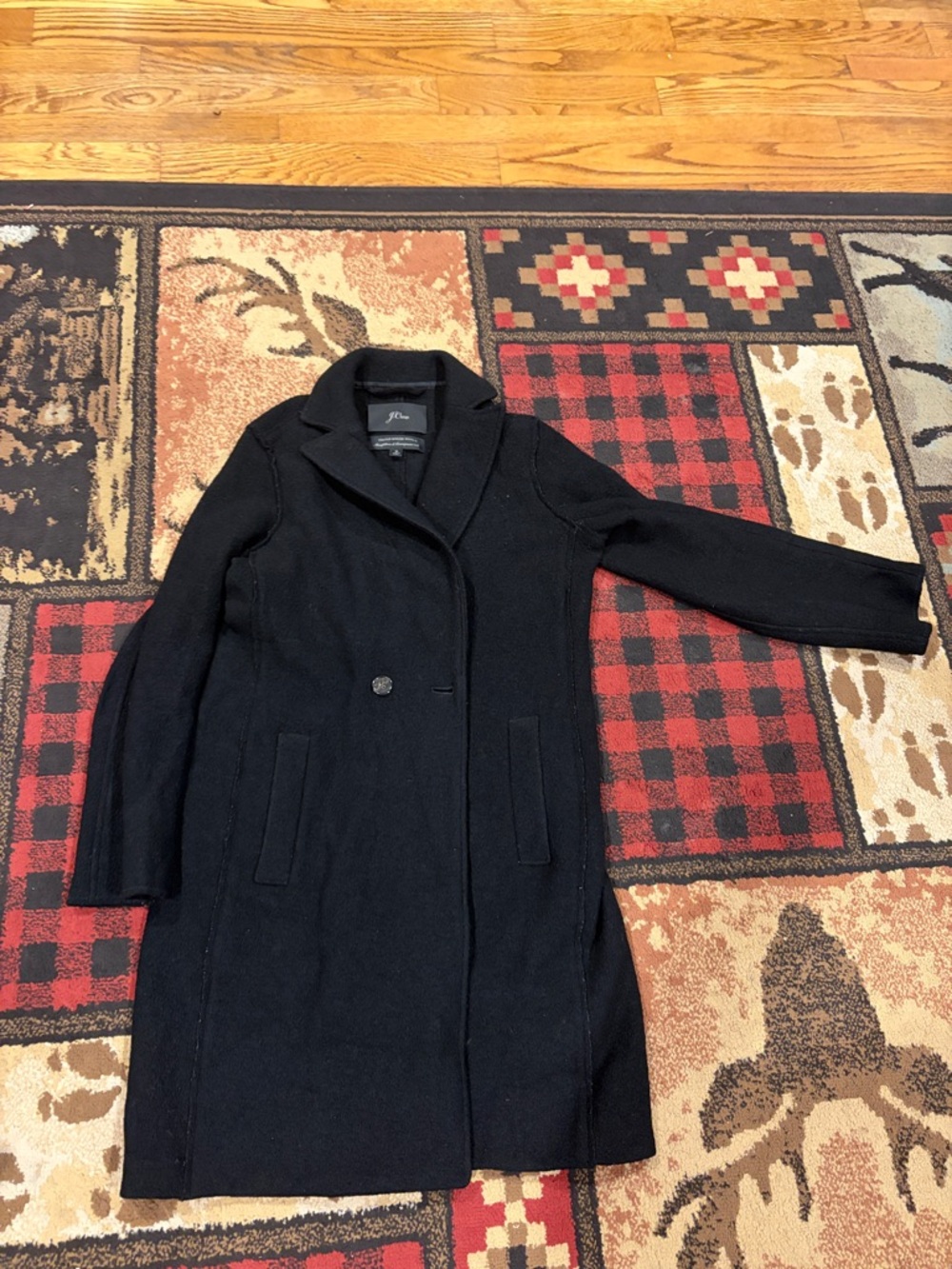 Women’s J Crew Daphne Italian Boiled wool topcoat
